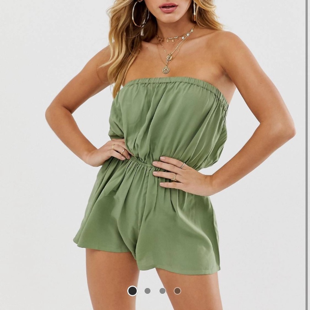 ASOS bandeau beach romper